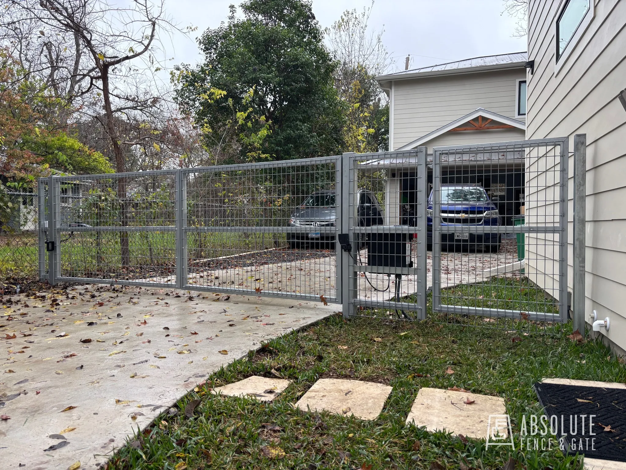 Bull panel ranch fence installation by Absolute Fence & Gate in Austin